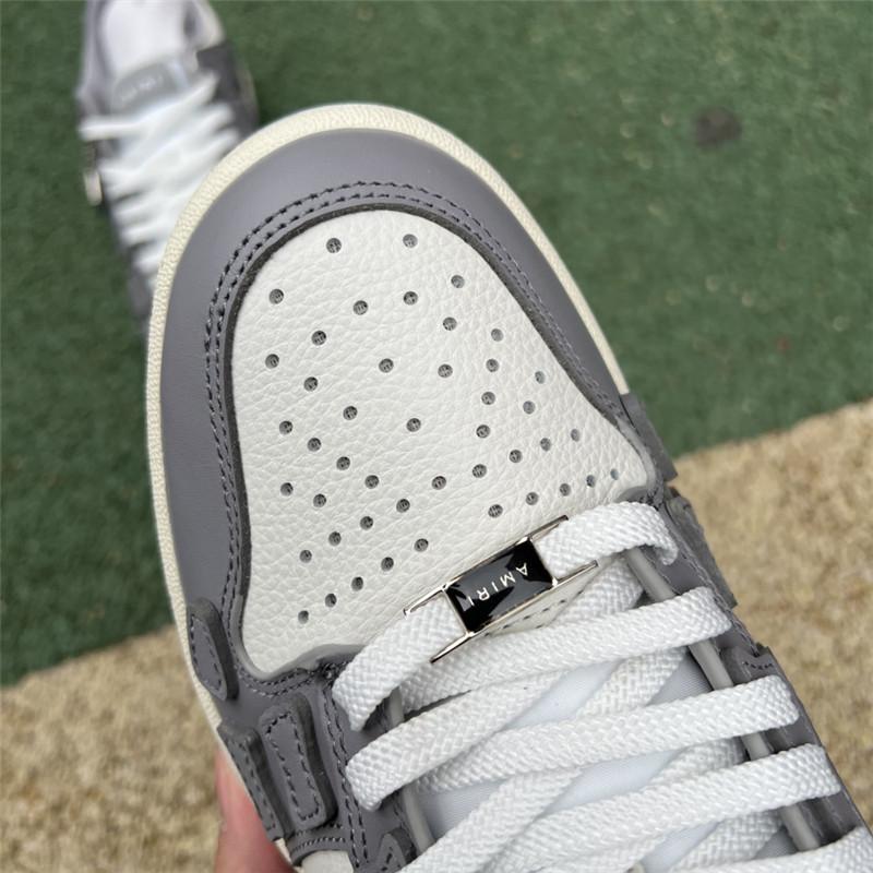 Pk God Amiri Men''s Skel LOW Sneakers GREY retail materials ready to ship